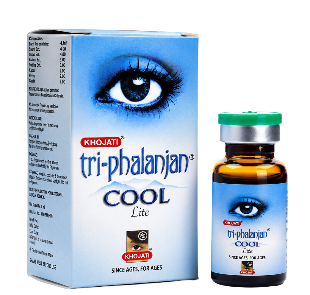 Refresh Tired Eyes With the Cooling Care of Khojati Tri-Phalanjan Cool