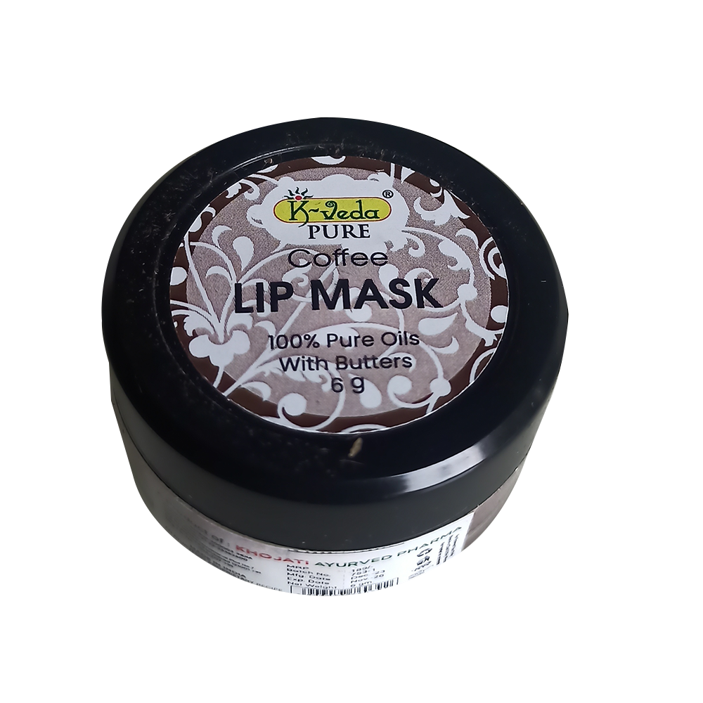 K-VEDA PURE COFFEE LIP MASK 6gm