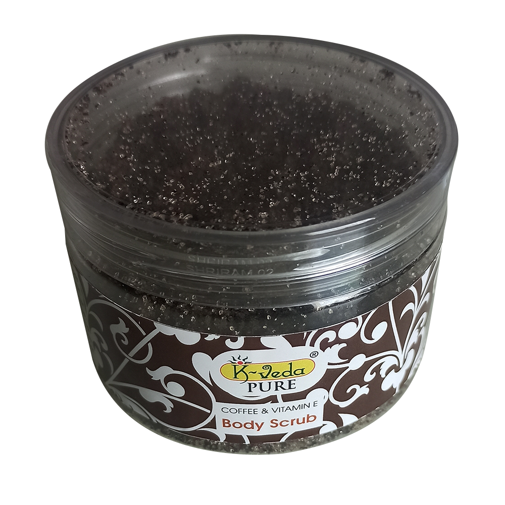 K-VEDA PURE COFFEE &amp; VITAMIN E BODY SCRUB 150gm