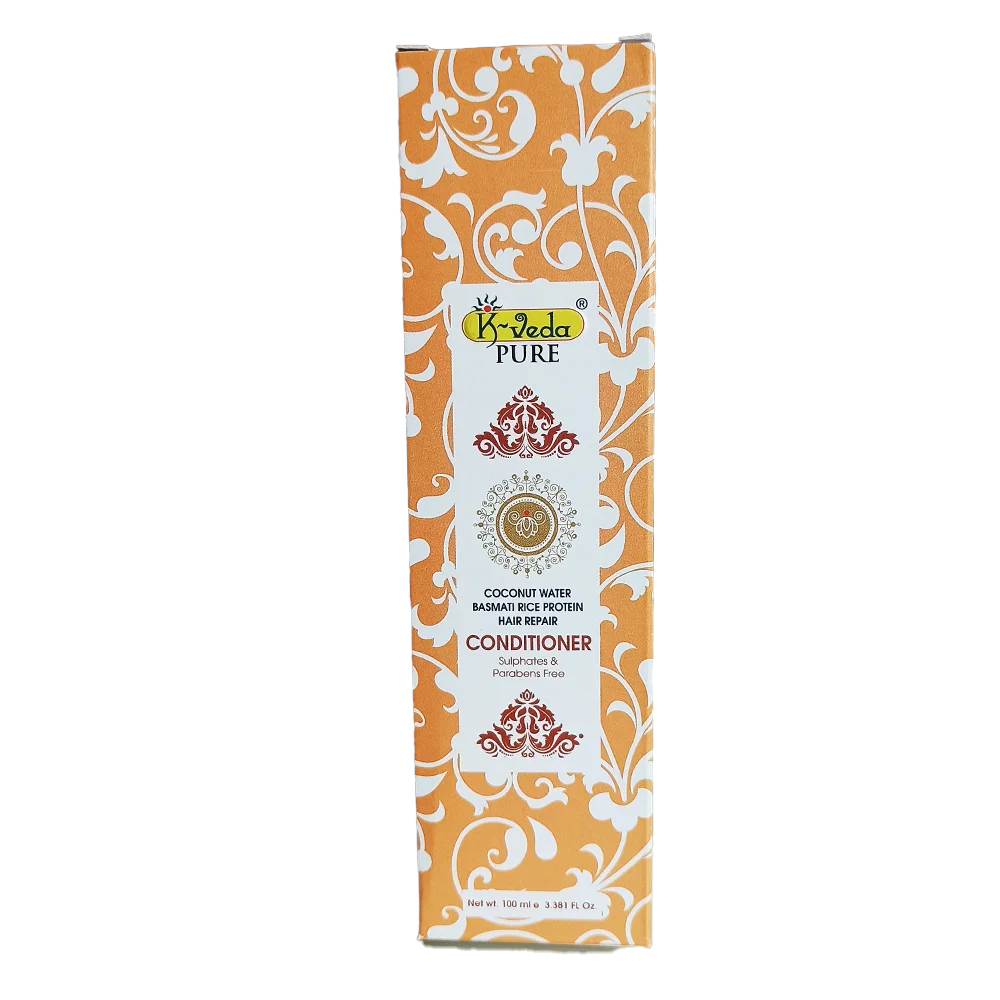 K‑VEDA Pure Coconut Water Basmati Rice Protein Hair Repair Conditioner 100 ml – With Coconut Water & Rice Protein For Hair Strengthening