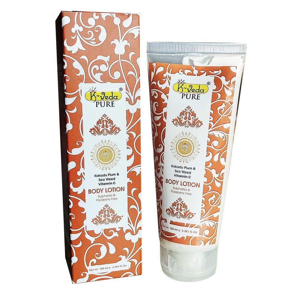 K‑VEDA Kakadu Plum & Seaweed Body Lotion 100 ml – Moisturising lotion with kakadu plum &amp; seaweed for brightening &amp; hydration