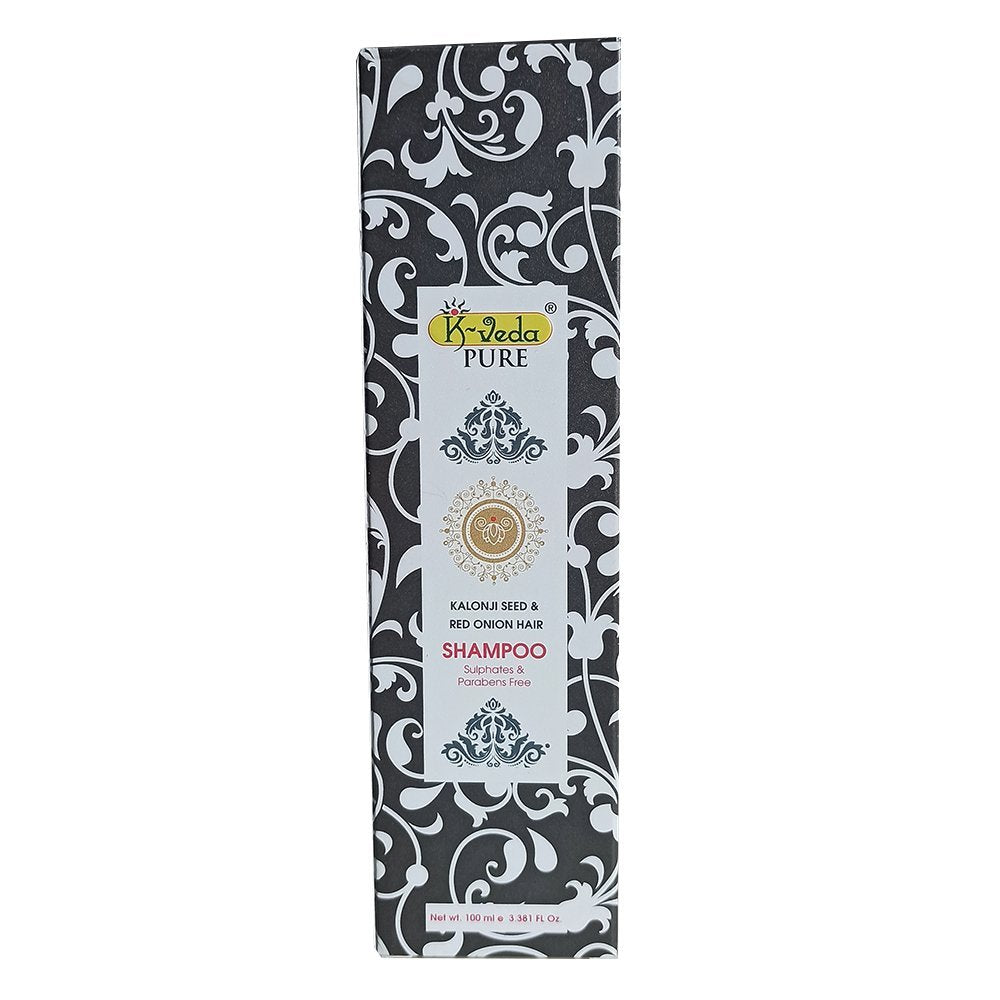 K‑VEDA Kalonji & Red Onion Clarifying Shampoo 100 ml – Hair cleanser with black seed &amp; red onion for strengthened, dandruff-free scalp