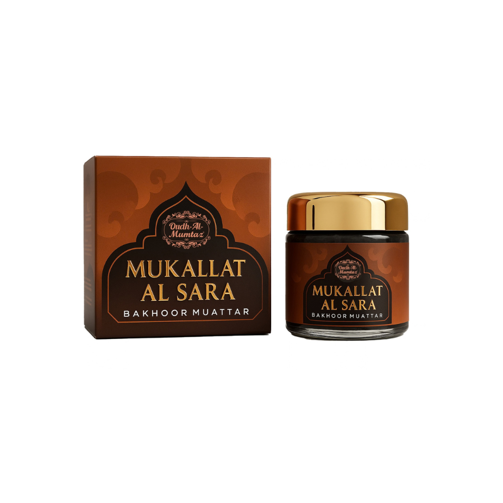 K-VEDA Bakhoor Mukallat Al Sara 40gm – Bakhoor With Herbal Extracts For Luxurious Aroma & Relaxation