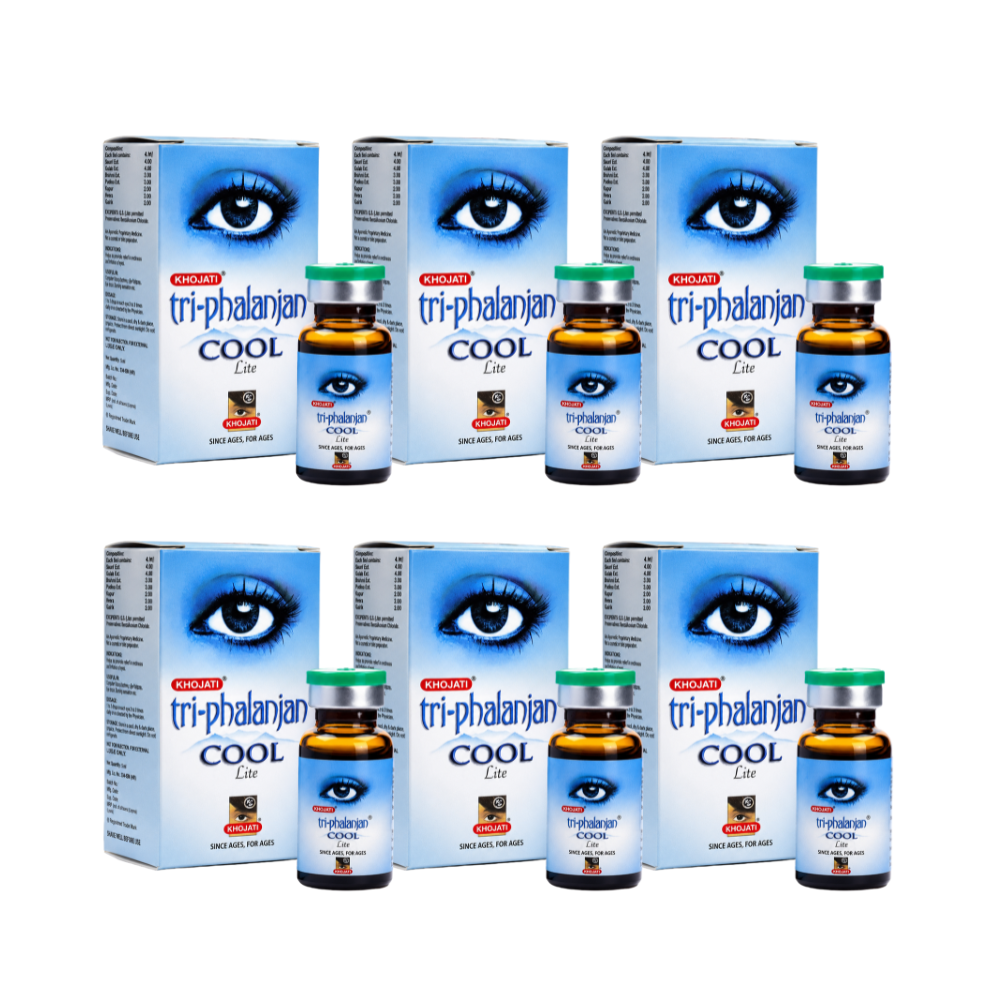 Tri-Phalanjan Cool 10ml – Ayurvedic Eye Drop With Triphala & Mint For Soothing Vision Support