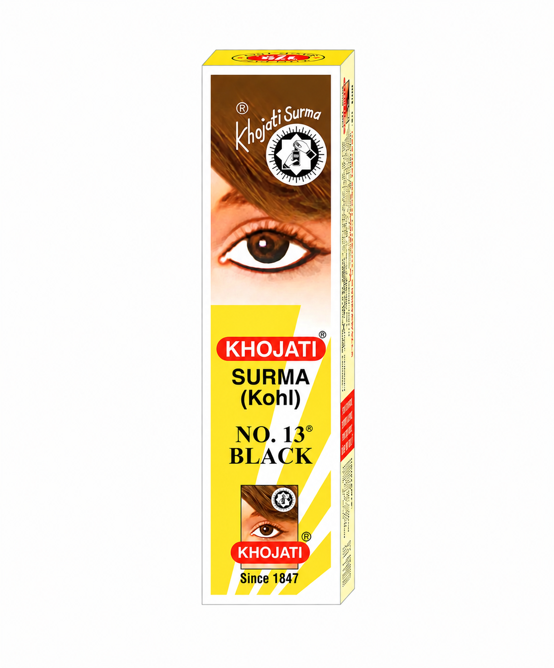 KHOJATI Surma No. 13 Black 2 gm – Natural Surma With Traditional Actives for Eye Cooling & Clarity