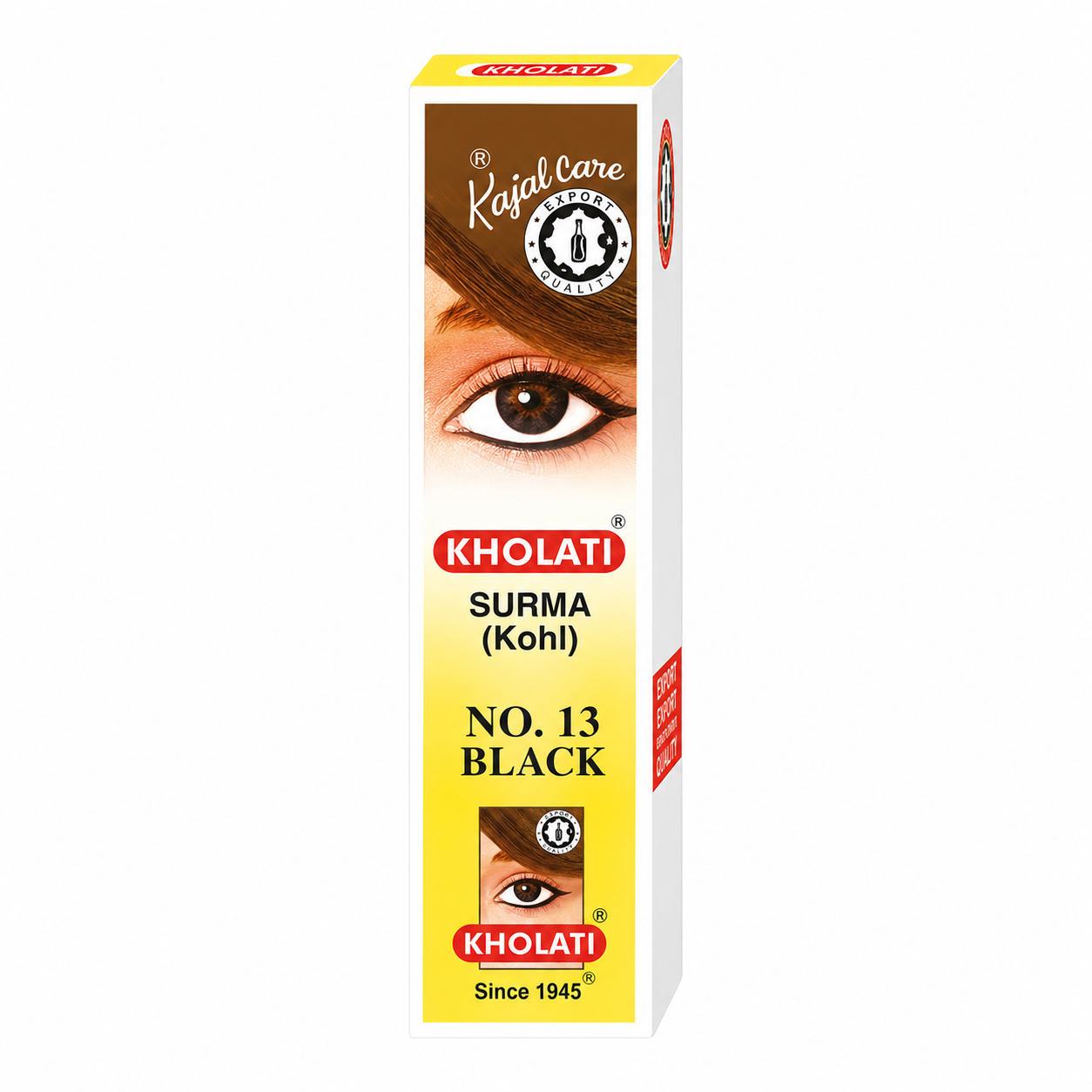 KHOJATI Surma No.13 Black 1 gm – Natural Surma With Traditional Actives for Daily Eye ClarityK 1 gm