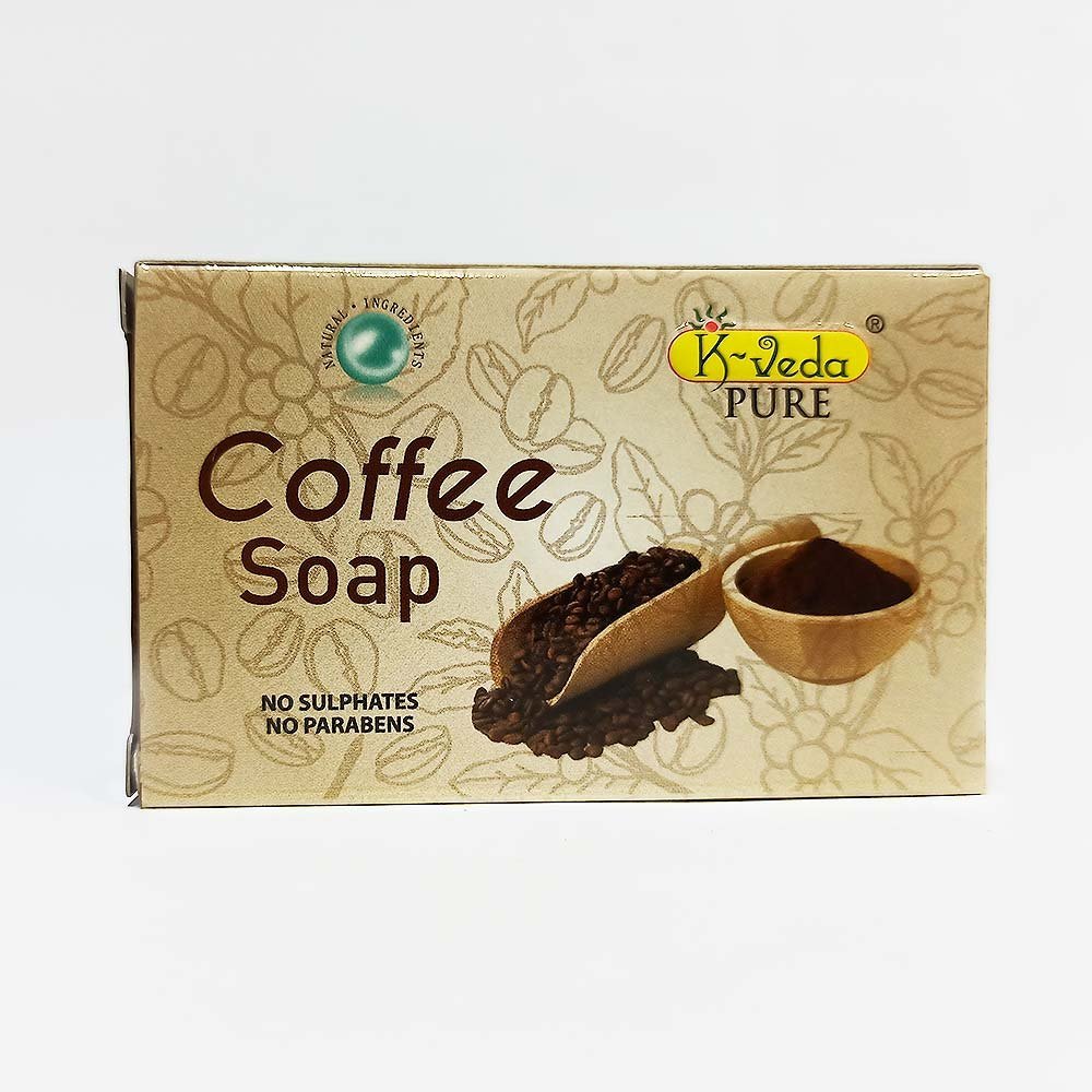 K?VEDA PURE COFFEE SOAP 125?g – Ayurvedic cleansing bar with coffee for exfoliation &amp; revitalisation