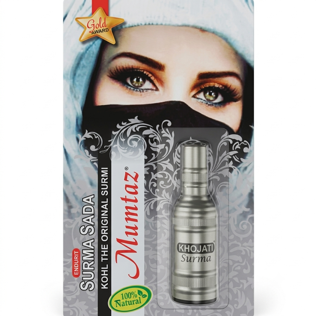 KHOJATI Sada Surma Special 9 gm – Natural Surma With Traditional Minerals for Eye Brightness & Clarity