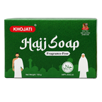 Khojati Hajj Soap Fragrance-Free 100g | Halal Soap for Hajj & Umrah | Gentle Cleansing Bar for Face & Body