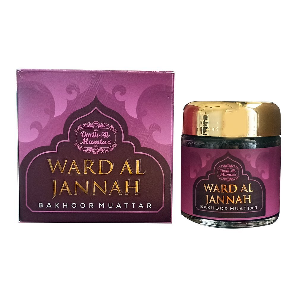 K‑VEDA Bakhoor Ward Al Jannah 40 gm– Incense Blend With Rose & Natural Resins For Purifying Atmosphere