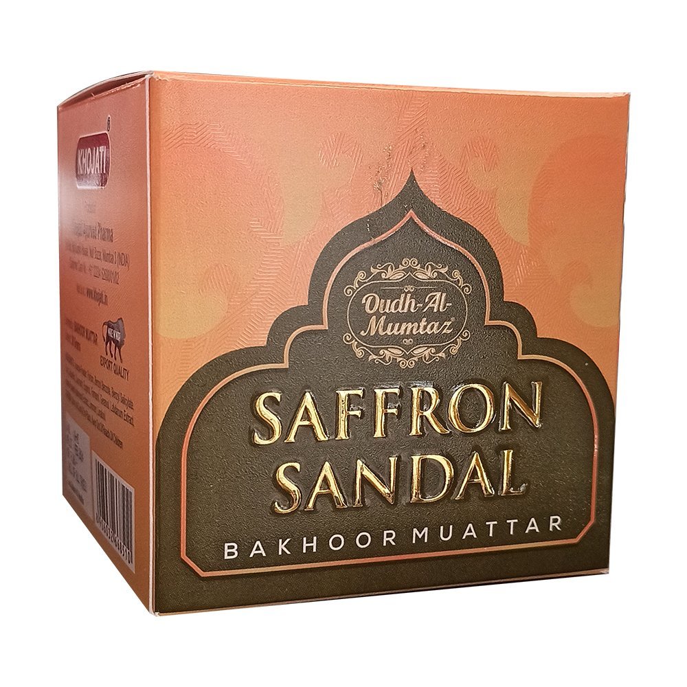 K‑VEDA Bakhoor Saffron Sandal 40gm – Bakhoor With Saffron & Sandalwood Blend For Calming & Clarity