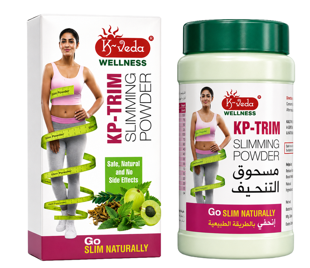 K‑VEDA Kp‑Trim 60 gm – Ayurvedic Weight Management Powder With Herbal Blend For Metabolism & Slimming