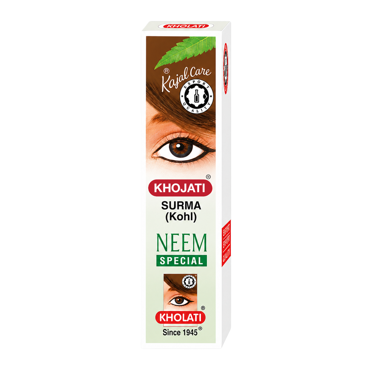 KHOJATI Neem Special Surma 1.25 gm – Natural Surma With Neem Extracts for Eye Cooling & Clarity