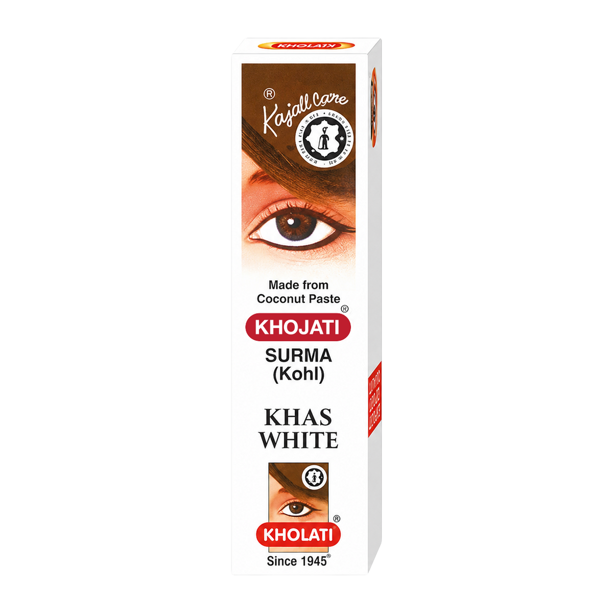 KHOJATI Surma Khas White 1.25 gm – Natural Surma With White Minerals for Eye Brightness & Clarity