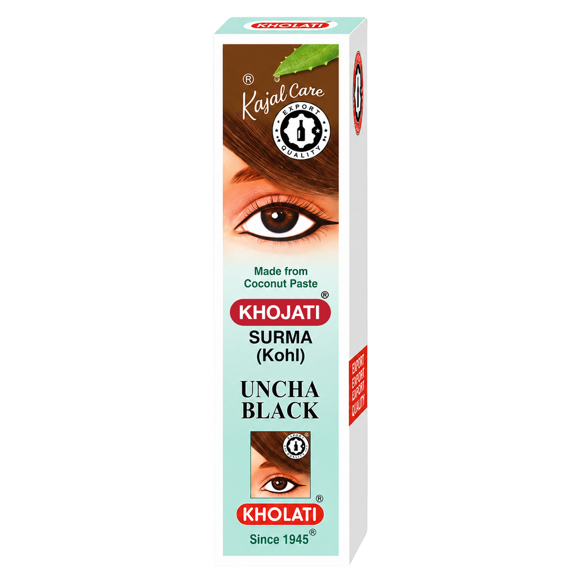 KHOJATI Surma Uncha Black 1.25 gm – Natural Surma With Traditional Ingredients for Eye Cooling & Clarity