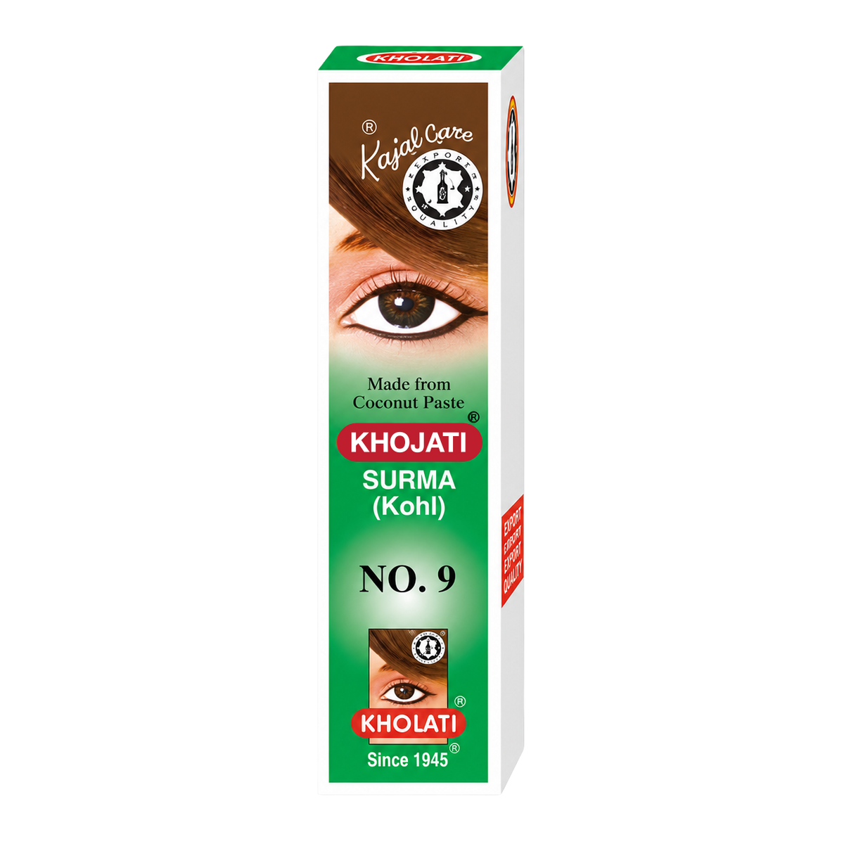 KHOJATI Surma No.9 1.25 gm – Natural Surma With Herbal Minerals for Eye Cooling & Clarity
