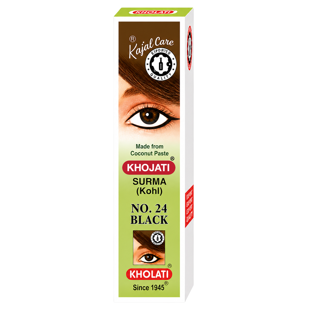 KHOJATI Surma No. 24 Black 1.25 gm – Natural Surma With Traditional Minerals for Eye Comfort & Clarity
