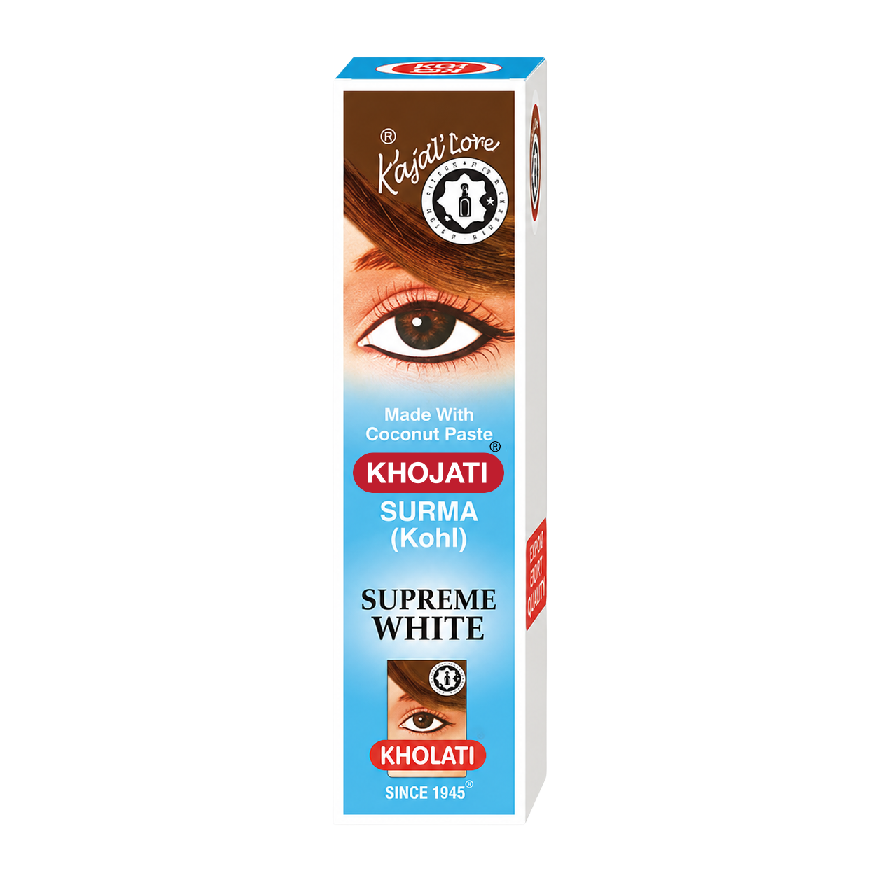 KHOJATI Surma Supreme White 1.25gm – Ayurvedic Surma With Traditional Ingredients For Eye Cooling & Clarity