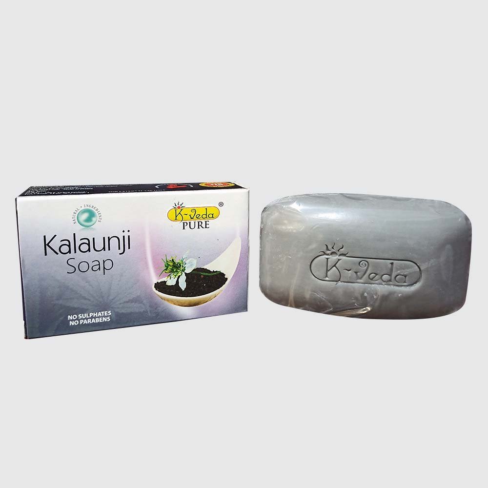 K?VEDA PURE KALAUNJI SOAP 100?gm – Ayurvedic Soap With Black Seed (Kalaunji) For Clear & Nourished Skin