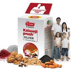 K‑VEDA Kalaunjiprash Silver 250gm – Ayurvedic Prash With Black Seed, Silver & Herbs For Immunity & Stamina