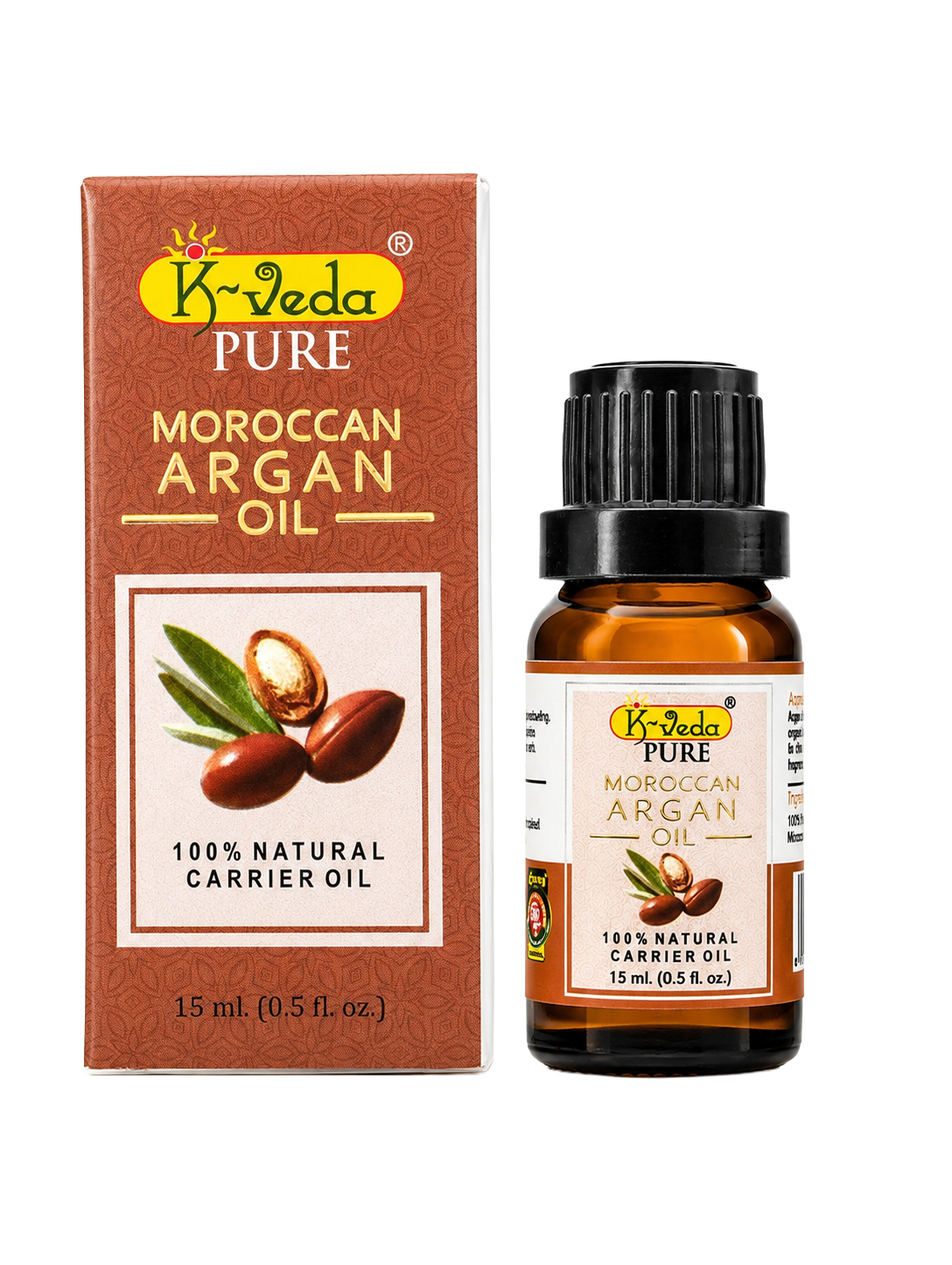 K-VEDA Pure Moroccan Argan Oil – Glow Oil