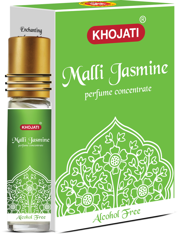 Perfume Concentrate Malli Jasmine 6 ML – Fragrance With Premium Madurai Jasmine Notes For Uplifting Calm