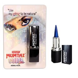 MUMTAZ COLORGLO HERBAL KAJAL MIDNIGHT BLUE – Ayurvedic Colour‑Kajal With Herbal Pigments For Cooling Blue Definition