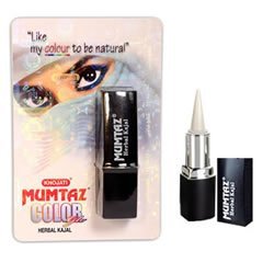 MUMTAZ COLORLO HERBAL KAJAL PEARL WHITE – Ayurvedic Colour‑Kajal With Herbal Pigments For Cooling White Definition
