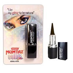 Mumtaz Colorglo Herbal Kajal Black Intense – Ayurvedic Colour‑Kajal With Herbal Pigments For Long‑wear Deep Black Definition