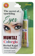 MUMTAZ COLORLO HERBAL KAJAL GREEN – Ayurvedic coloured kajal with cow ghee & botanical oils for cooling long‑wear