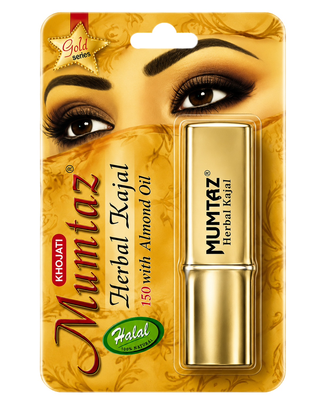 MUMTAZ HERBAL KAJAL (with Almond Oil) – Ayurvedic Eye Kohl With Almond Oil For Lash Conditioning