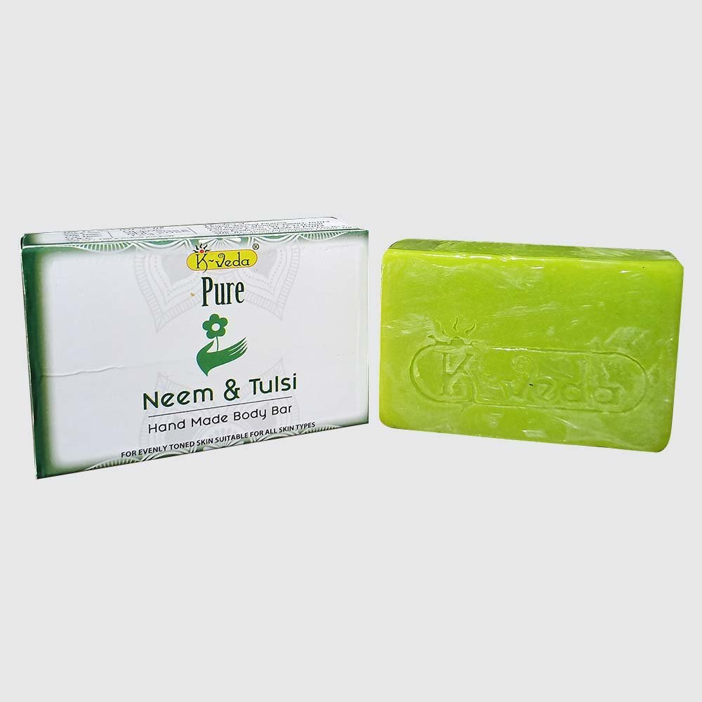 HANDMADE NEEM &amp; TULSI BODY BAR