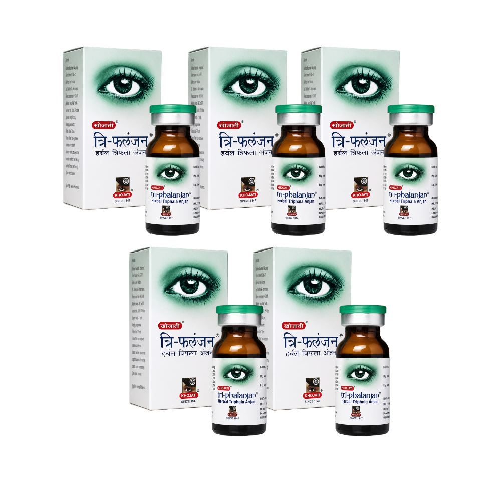 Triphalanjan Ayurvedic Eye Drop — Landing Offer — Pack of 5