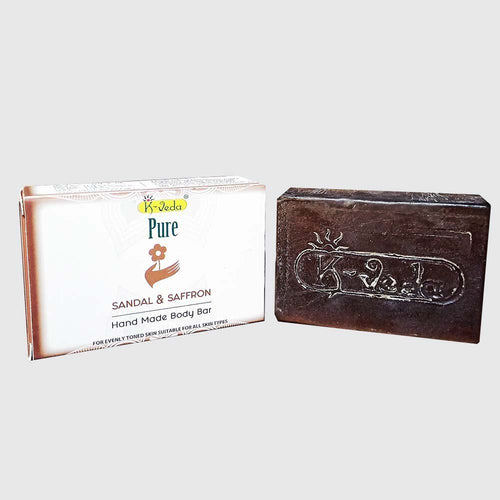 HANDMADE SANDAL &amp; SAFFRON BODY BAR