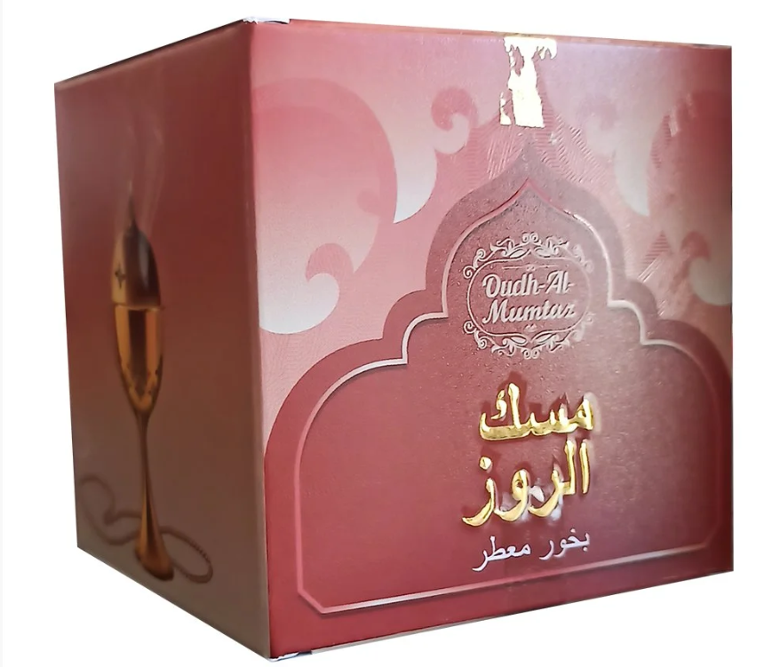 K‑VEDA Bakhoor Musk Rose 40 gm – Bakhoor With Musk & Rose Blend For Calming Ambience