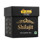 K-VEDA Pure Shilajit | 100% Purified Himalayan Shilajit Extract | Natural Energy & Vitality Support | 20g