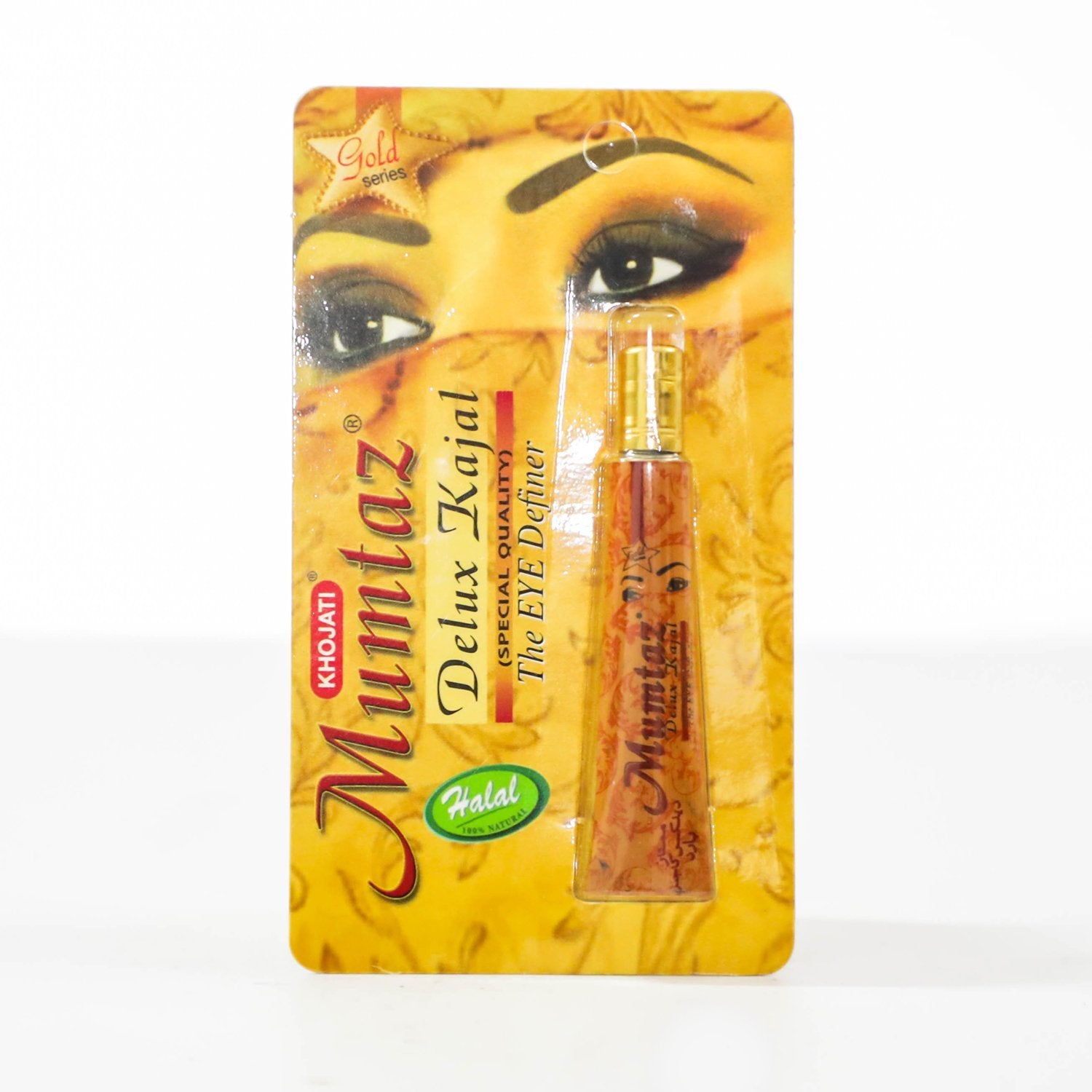 MUMTAZ GOLD SERIES DELUX KAJAL – Ayurvedic Eye Definer With Herbal Extracts For Deep Eye Comfort & Definition