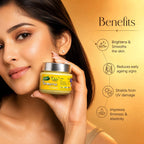 K-VEDA PURE MUMTAZ TURMERIC CREAM 40 gm – Ayurvedic Beauty Cream With Turmeric For Clear, Radiant Skin
