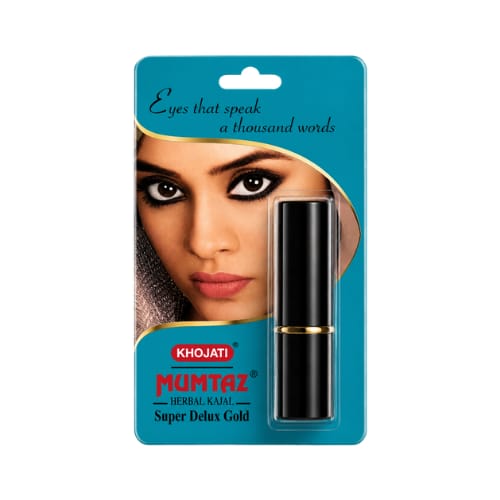 Mumtaz Herbal Kajal Super Delux Cold – Ayurvedic Eye Definer With Cooling Herbs For Daily Eye Relief & Definition