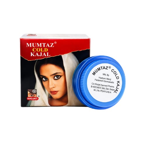 Mumtaz Cold Kajal – Ayurvedic Eye Kohl With Cow’s Ghee & Bhimseni Camphor For Cooling & Soothing Eyes