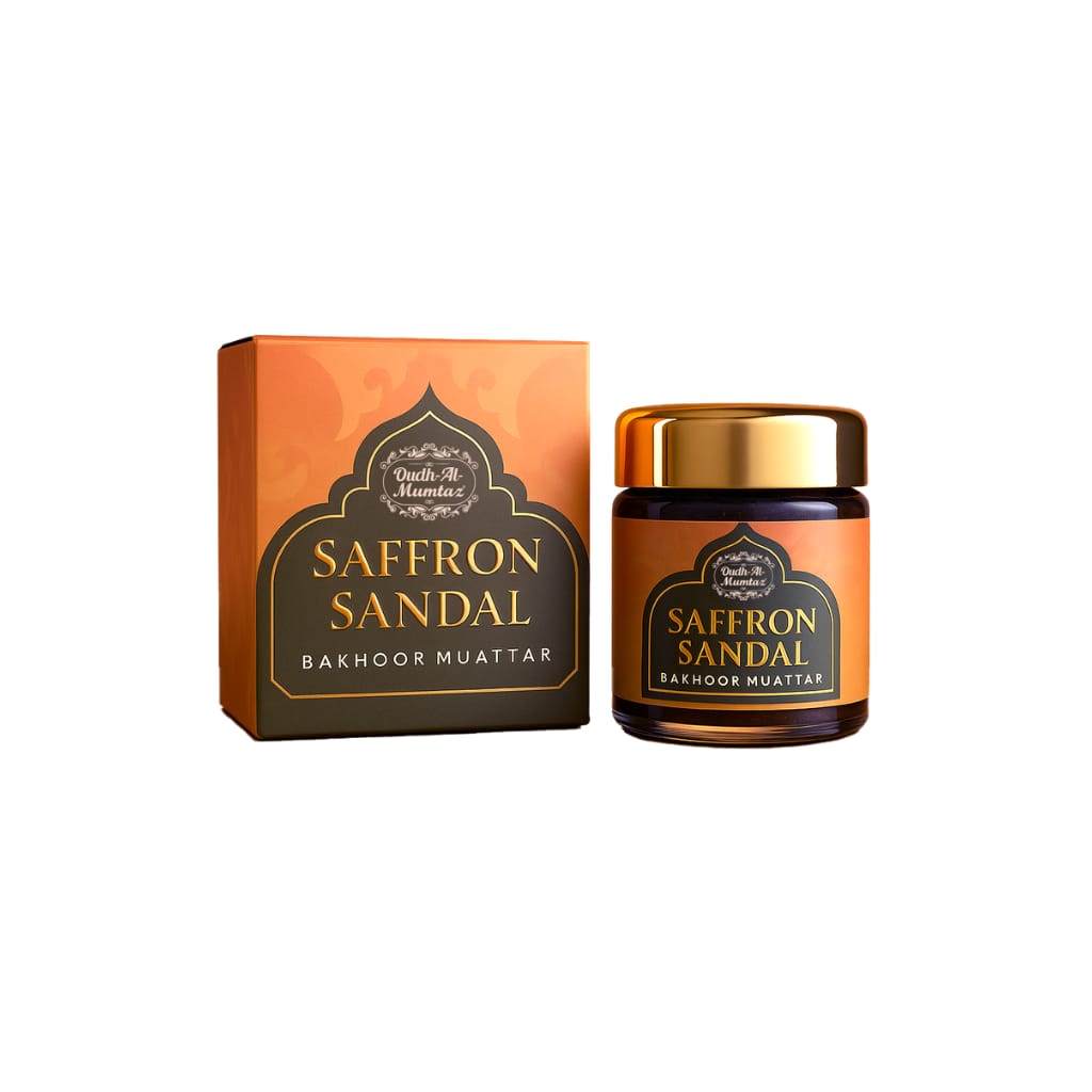 K‑VEDA Bakhoor Saffron Sandal 40gm – Bakhoor With Saffron & Sandalwood Blend For Calming & Clarity
