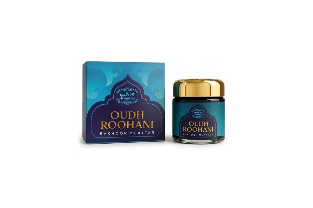 K-VEDA Bakhoor Oudh Roohani 40gm – Bakhoor with Herbal Extracts for Luxurious Aroma, Long Lasting Fragrance & Relaxation