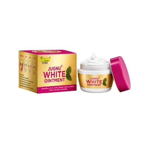 K‑VEDA Pure Jugnu White Ointment 40gm – Ayurvedic Ointment For Multipurpose Skin Relief