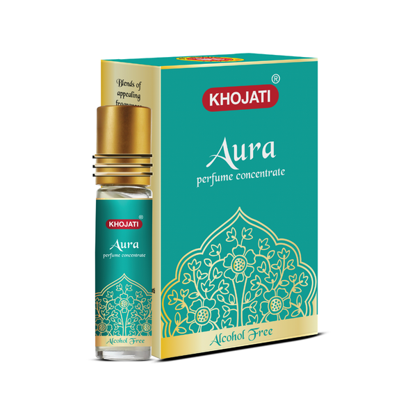 Perfume Concentrate Aura 6 ml – Ayurvedic perfume with pomegranate & sandalwood for long‑lasting fragrance