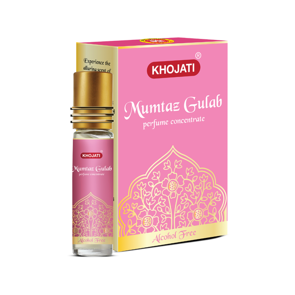 Perfume Concentrate Mumtaz Gulab 6 ML – Fragrance With Damask Rose Notes For Sensual Elegance