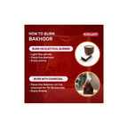 K-VEDA Bakhoor Oudh Roohani 40gm – Bakhoor with Herbal Extracts for Luxurious Aroma, Long Lasting Fragrance & Relaxation
