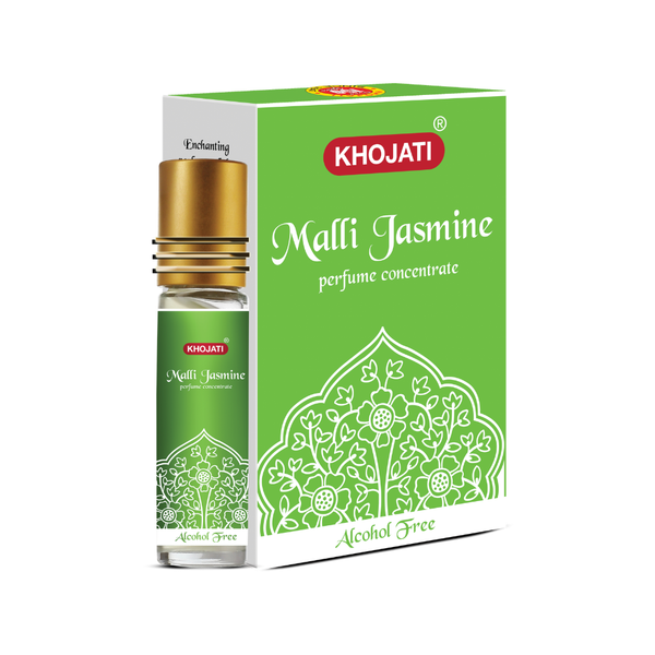 Perfume Concentrate Malli Jasmine 6 ML – Fragrance With Premium Madurai Jasmine Notes For Uplifting Calm