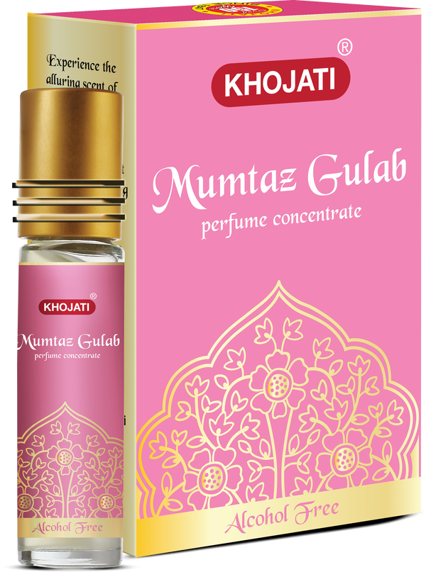 Perfume Concentrate Mumtaz Gulab 6 ML – Fragrance With Damask Rose Notes For Sensual Elegance