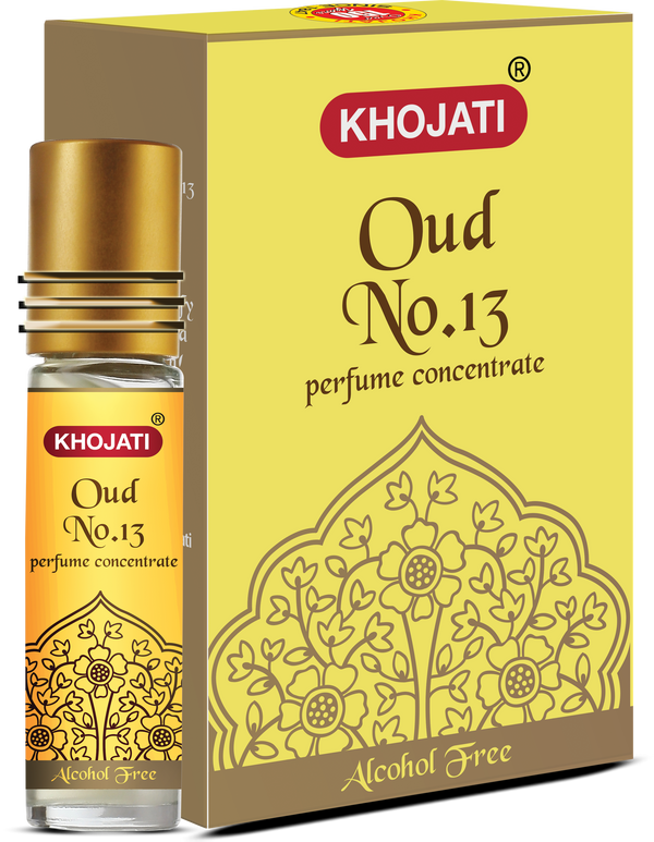 Perfume Concentrate Oud No.13 6 ML – Fragrance With Rich Oud-Agarwood Blend For Grounded Confidence