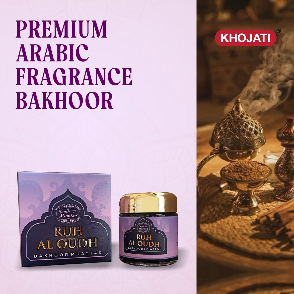 K‑VEDA Bakhoor Ruh Al Oudh 30gm –  Bakhoor With Oud Resin Blend For Calming & Spiritual Ambience